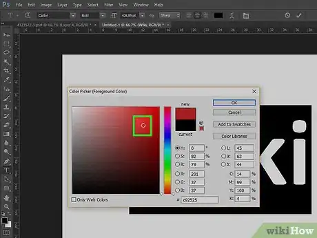 Imagen titulada Change Text Color in Photoshop Step 3