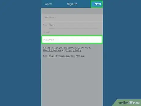Imagen titulada Create a Venmo Account on iPhone or iPad Step 7