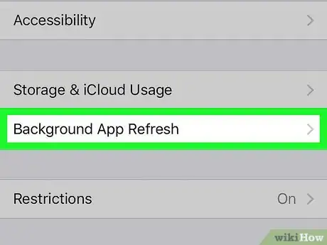 Imagen titulada Restrict Background Data on iPhone or iPad Step 3