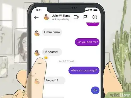 Imagen titulada React to Messages on Instagram Step 4
