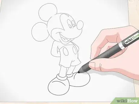 Imagen titulada Draw Mickey Mouse Step 28