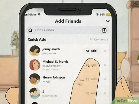 Imagen titulada Find Someone on Snapchat Without Them Knowing Step 15