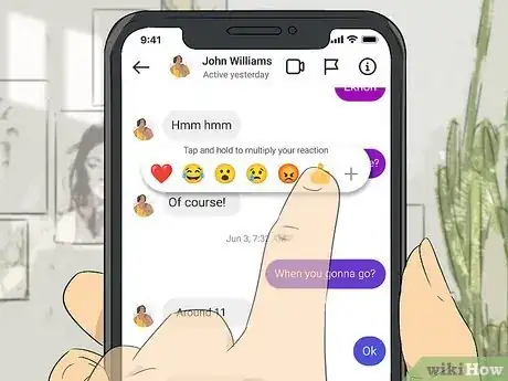 Imagen titulada React to Messages on Instagram Step 3