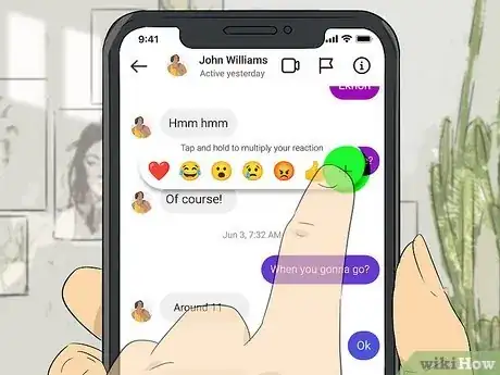 Imagen titulada React to Messages on Instagram Step 7