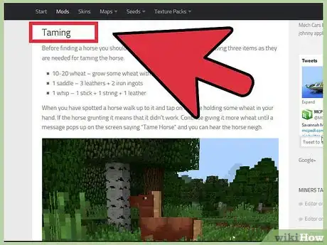 Imagen titulada Tame a Horse in Minecraft Step 12