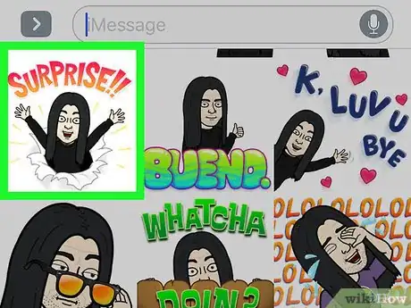 Imagen titulada Send Bitmoji in Text on iPhone or iPad Step 6