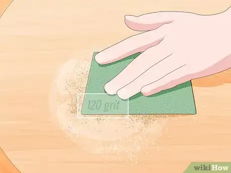 Imagen titulada Get Water Stains Off Wood Step 17