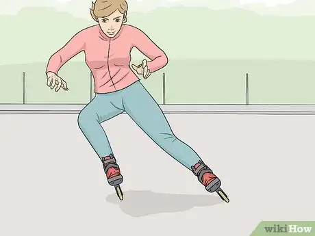 Imagen titulada Stop on Inline Skates Step 10