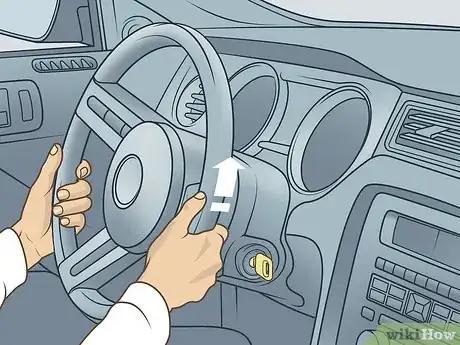 Imagen titulada Fix a Locked Steering Wheel Step 3