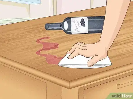 Imagen titulada Remove a Red Wine Stain from a Hardwood Floor or Table Step 1