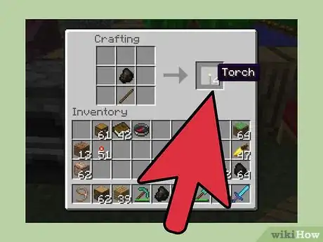 Imagen titulada Make a Torch in Minecraft Step 10