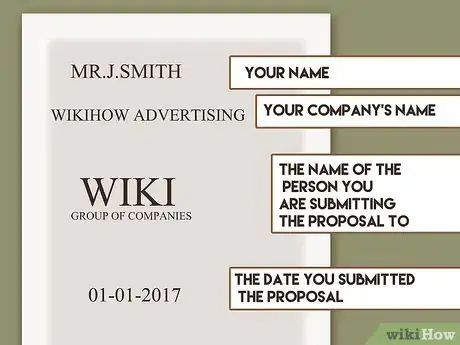 Imagen titulada Write a Formal Proposal Step 3