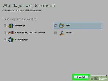 Imagen titulada Uninstall Windows Live Mail Step 9