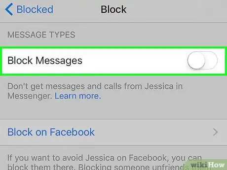 Imagen titulada Unblock Someone on Facebook Messenger Step 6