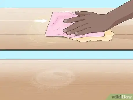 Imagen titulada Get Water Stains Off Wood Step 10