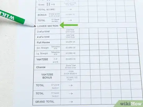 Imagen titulada Play Yahtzee Step 4