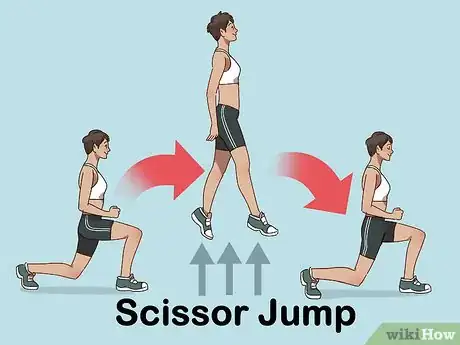 Imagen titulada Do Scissor Jumps Step 2