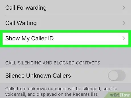 Imagen titulada Make Your Mobile Phone Number Appear As a Private Number Step 3
