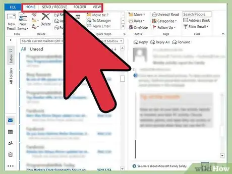 Imagen titulada Find Tools in Outlook 2013 Step 1