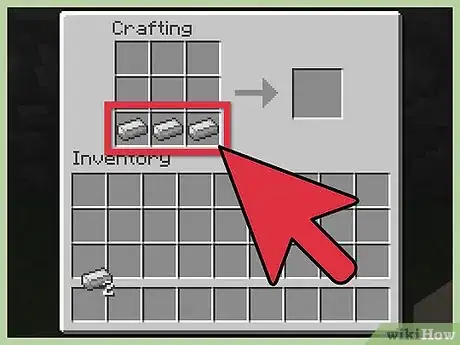 Imagen titulada Make a Minecart in Minecraft Step 6