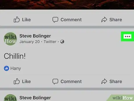 Imagen titulada Delete a Facebook Post Step 11