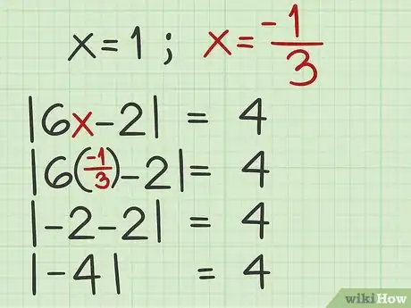 Imagen titulada Solve Absolute Value Equations Step 9