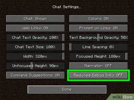 Imagen titulada Find Your Coordinates in Minecraft Step 1
