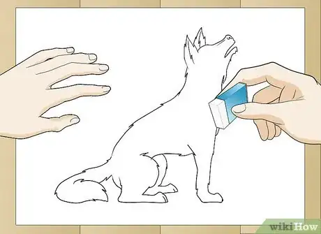 Imagen titulada Draw a Realistic Wolf Step 21