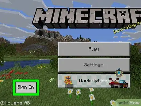 Imagen titulada Play Online Worldwide Minecraft PE Multiplayer Step 2
