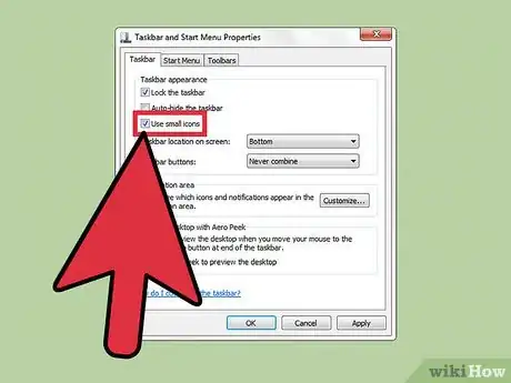 Imagen titulada Revert to the Classic Taskbar on Windows 7 Step 2