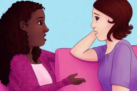Imagen titulada Woman and Upset Friend with Down Syndrome.png