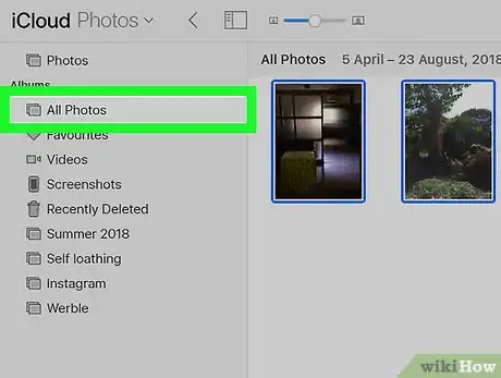 Imagen titulada Delete Pictures from iCloud on PC or Mac Step 4
