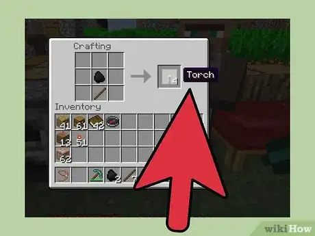 Imagen titulada Make a Torch in Minecraft Step 5