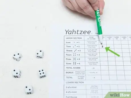 Imagen titulada Play Yahtzee Step 3