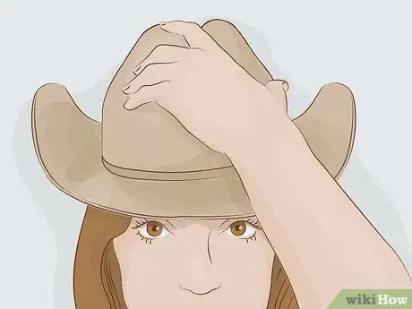 Imagen titulada Shape a Cowboy Hat Step 9