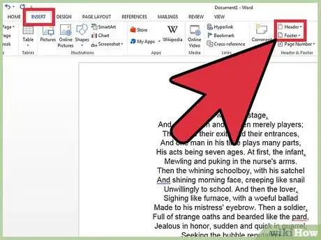 Imagen titulada Insert a Custom Header or Footer in Microsoft Word Step 5