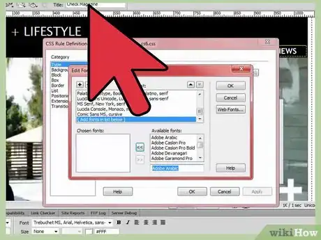 Imagen titulada Add a Font to Dreamweaver Step 11