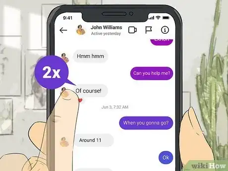Imagen titulada React to Messages on Instagram Step 2