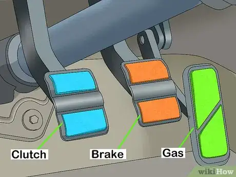 Imagen titulada Drive a Stick Shift Truck Step 1