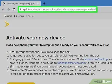 Imagen titulada Activate a Sprint Phone Step 9