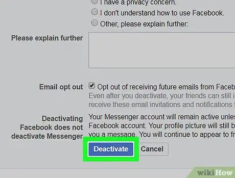 Imagen titulada Delete Your Facebook Messenger Account on PC or Mac Step 9