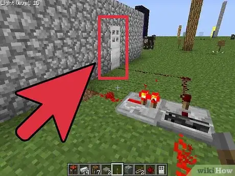Imagen titulada Make a Door That Locks in Minecraft Step 12
