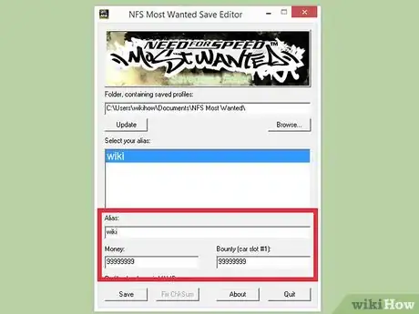Imagen titulada Get Unlimited Cash and Bounty in Need for Speed Most Wanted_ PC Edition Step 6