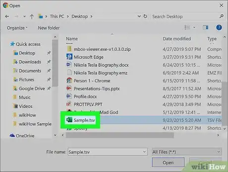 Imagen titulada Open a TSV File on PC or Mac Step 11