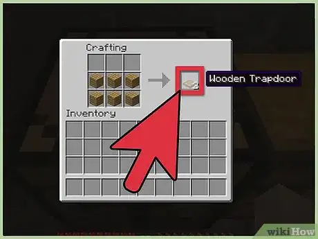 Imagen titulada Make a Trapdoor in Minecraft Step 3