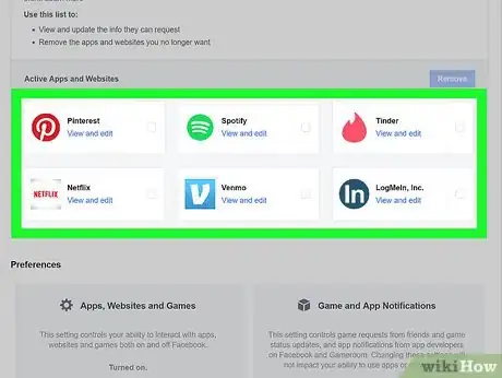 Imagen titulada Remove a Facebook Connection Step 4