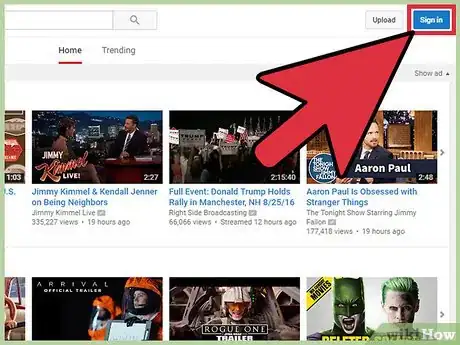 Imagen titulada Use YouTube Without a Gmail Account Step 8