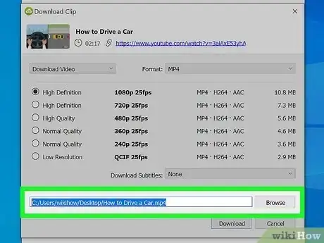 Imagen titulada Download Part of a YouTube Video in HD Step 9