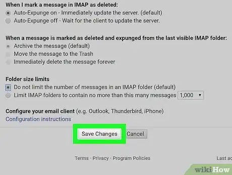 Imagen titulada Sync Outlook With Gmail Step 6