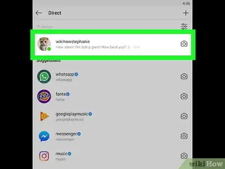 Imagen titulada Check Direct Messages on Instagram on a Computer on PC or Mac Step 11